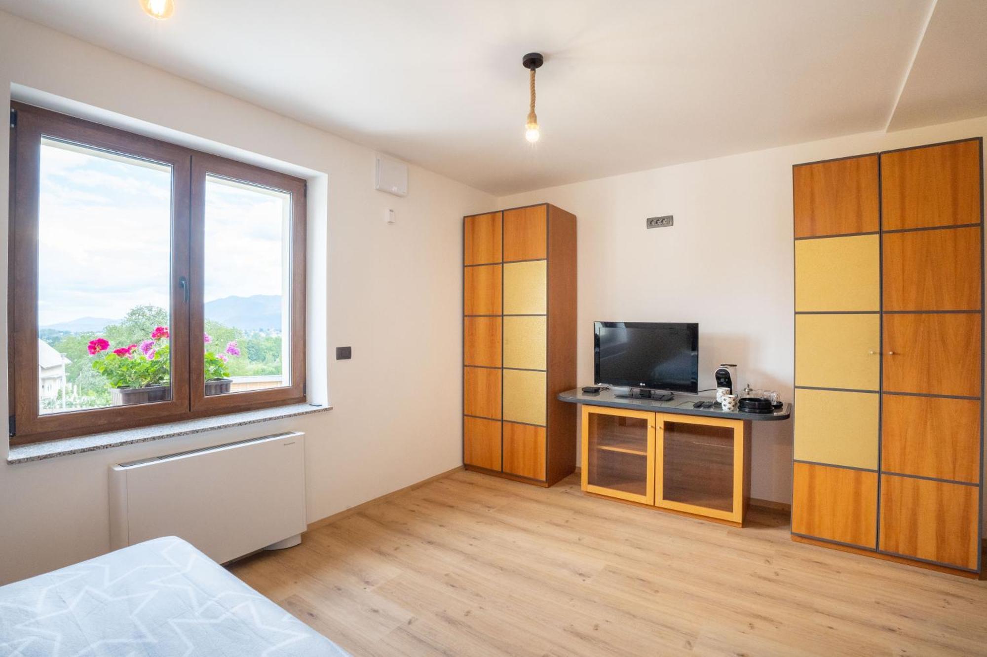 Aparthotel Hom At Vintgar Zgornje Gorje Szoba fotó